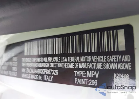 2019 Jeep Renegade Sport Fwd from USA, damaged, VIN ZACNJAABXKPK67326